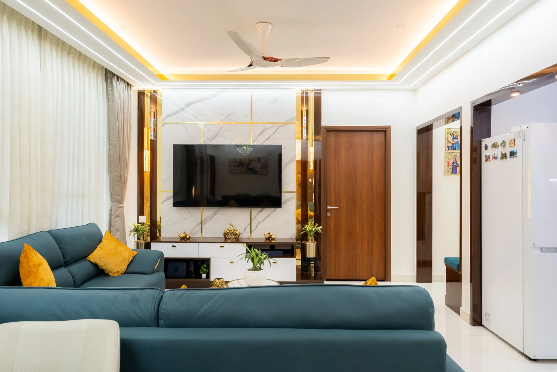 living room interior designers in bangalore