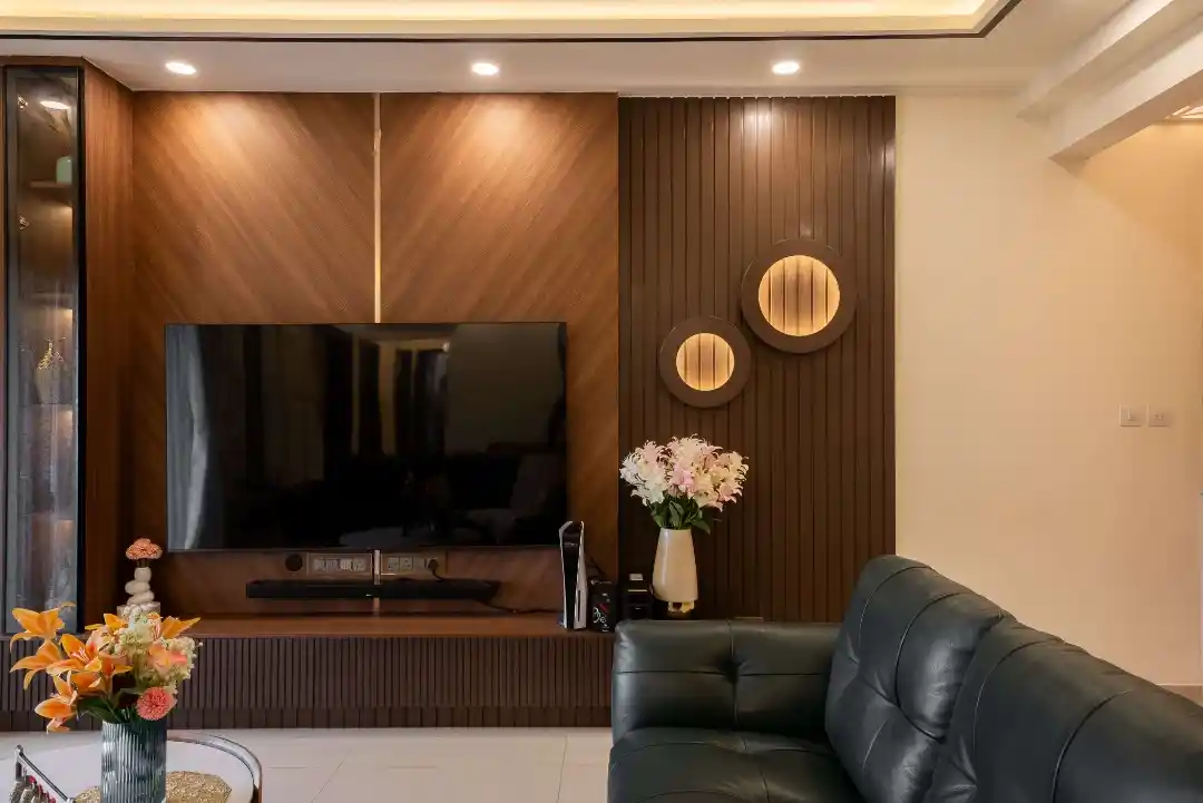 mix wood tones interior design