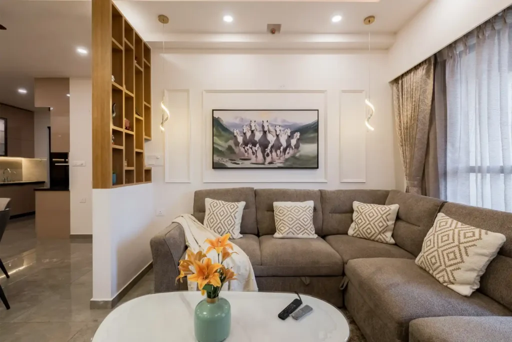 living room interior designers in bangalore
