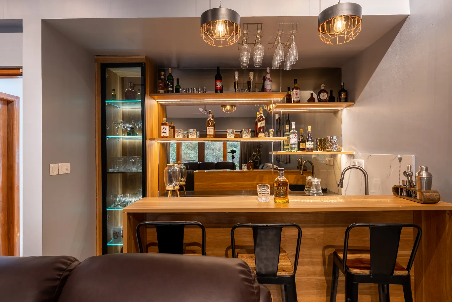 modern home bar designs