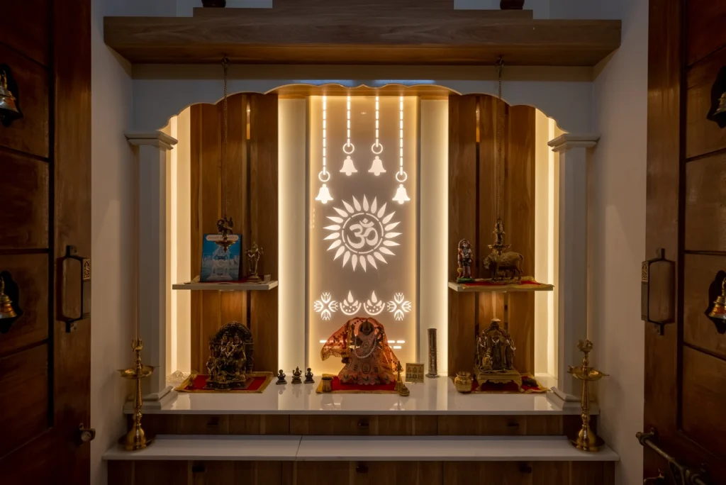 pooja room interior design