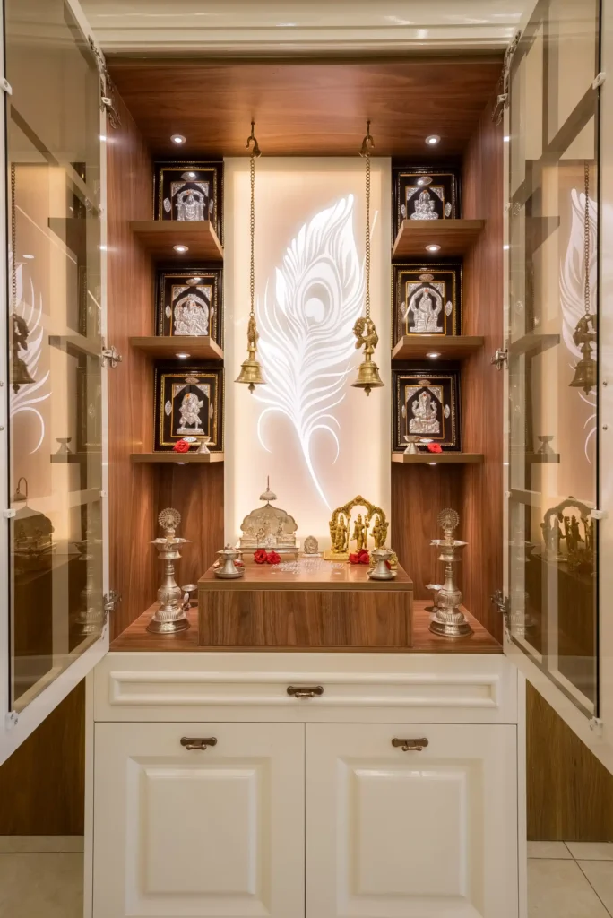 small pooja room for bangalore home interior
