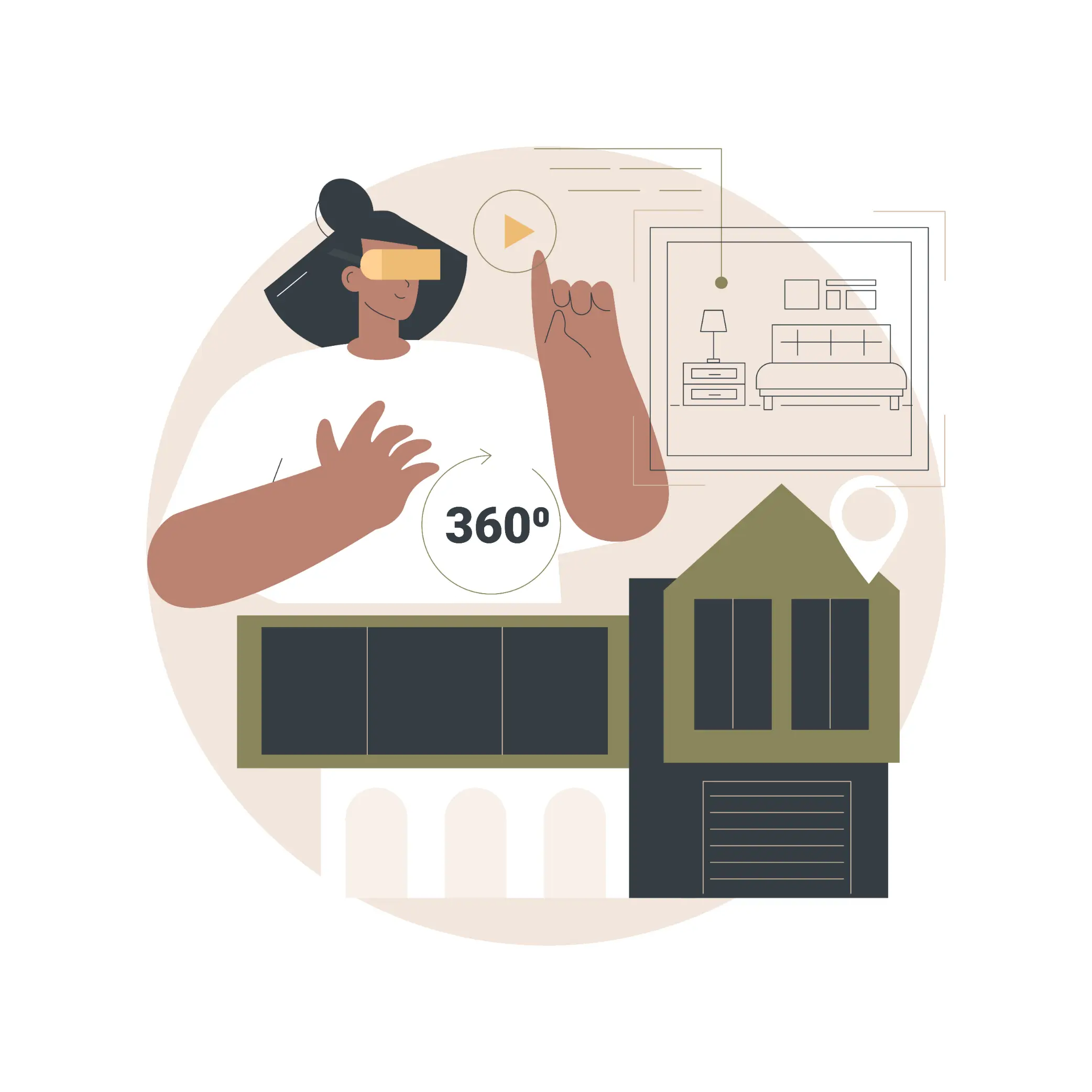 3d visualizing of interior design projects