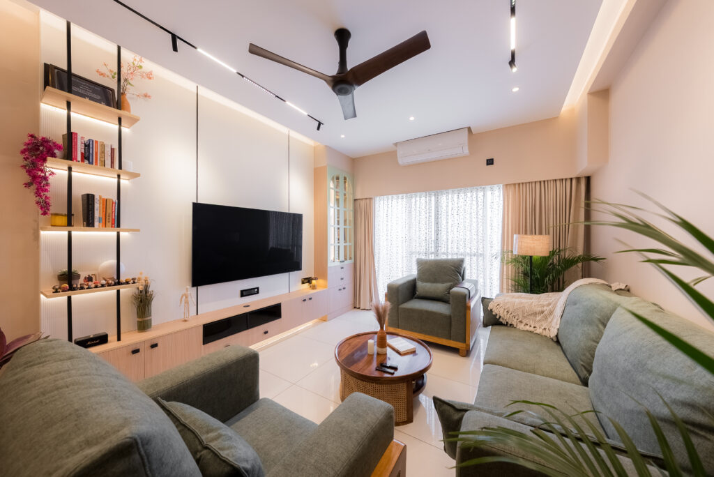 interior design with customized furniture for home