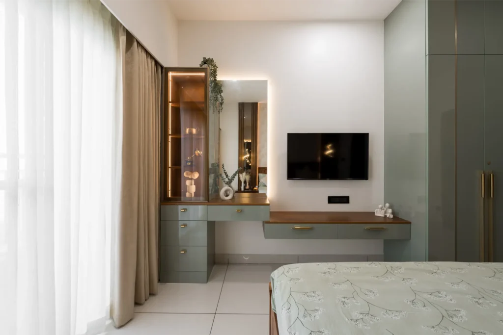 work space for master bedroom for bangalore homes