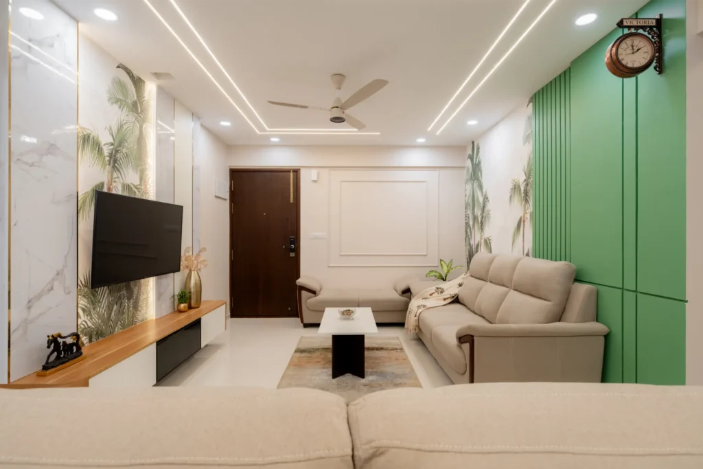 living room interior designers in hyderabad
