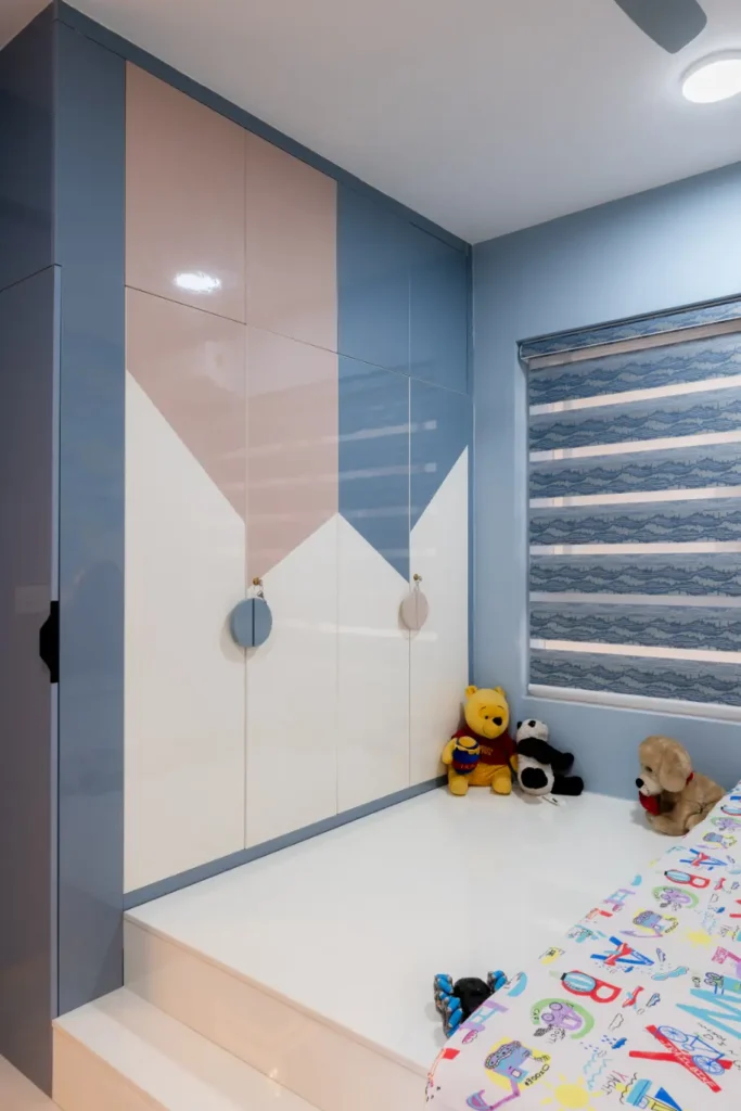 wardrobe design for kids room