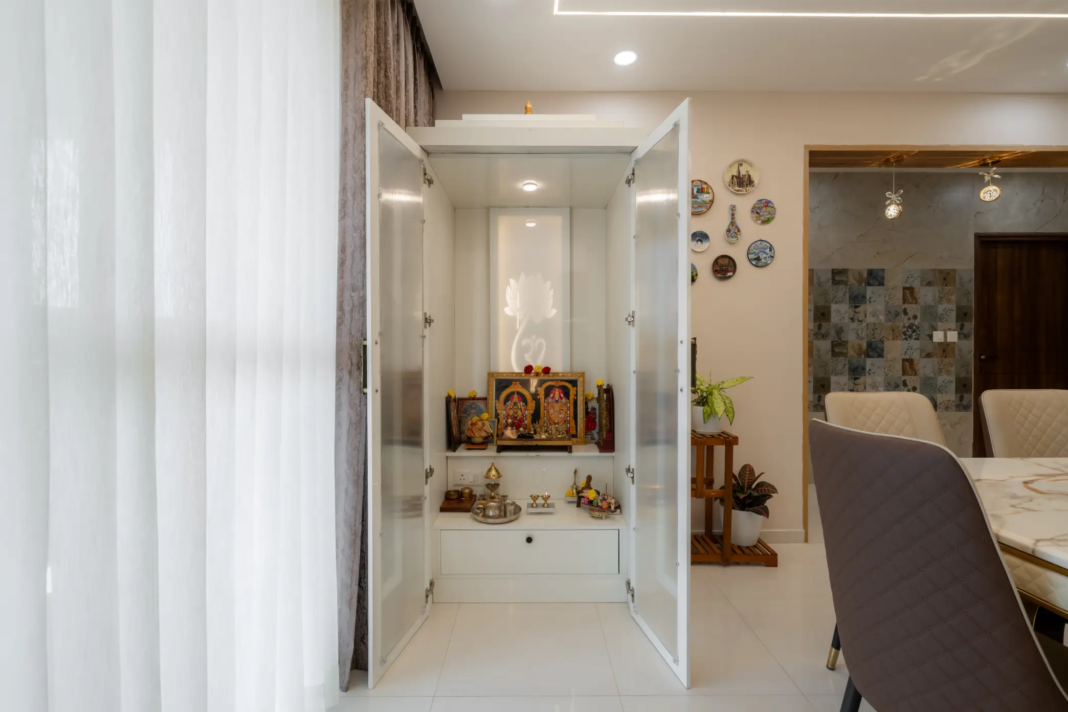 pooja room interior design for apartments