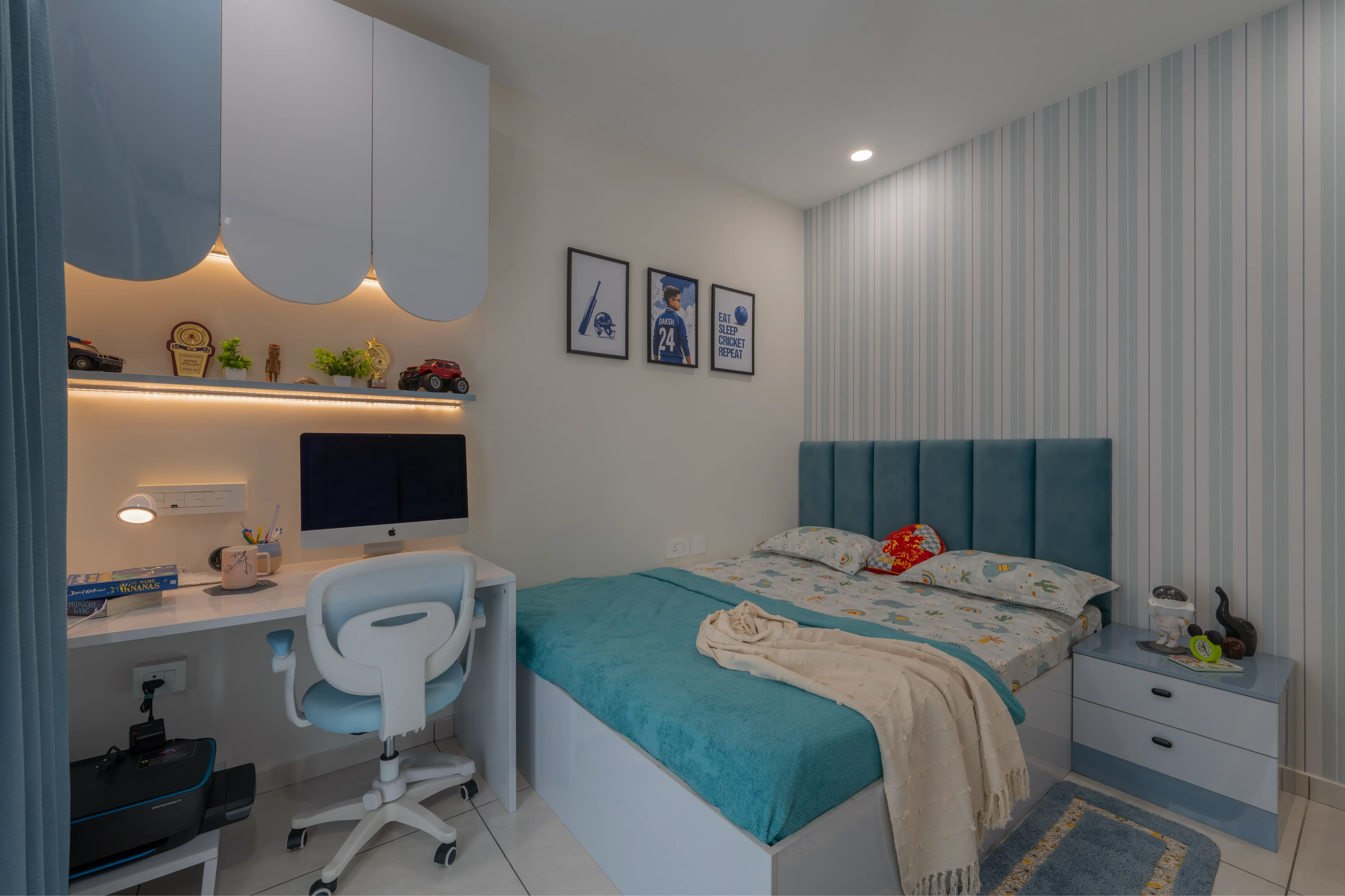 multifunctional kids room interior design